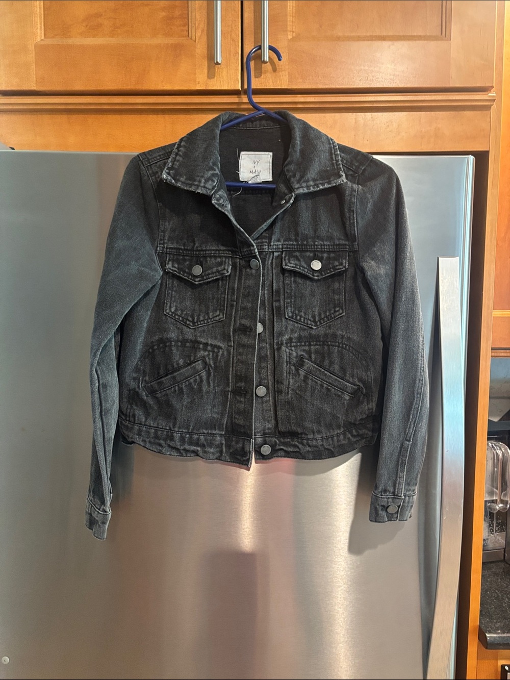 Ivy + Main Black Jean Jacket